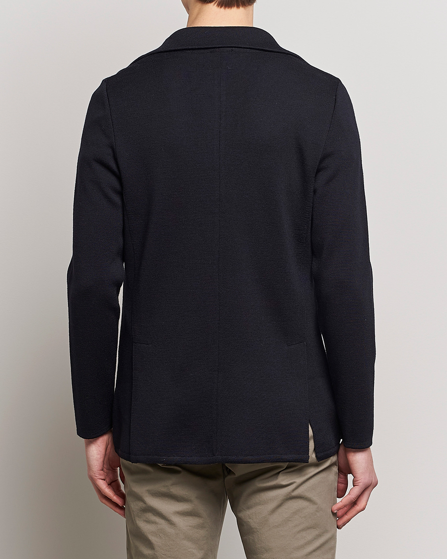 Herre | Blazere & jakker | Stenströms | Milano Knitted Merino Blazer Navy