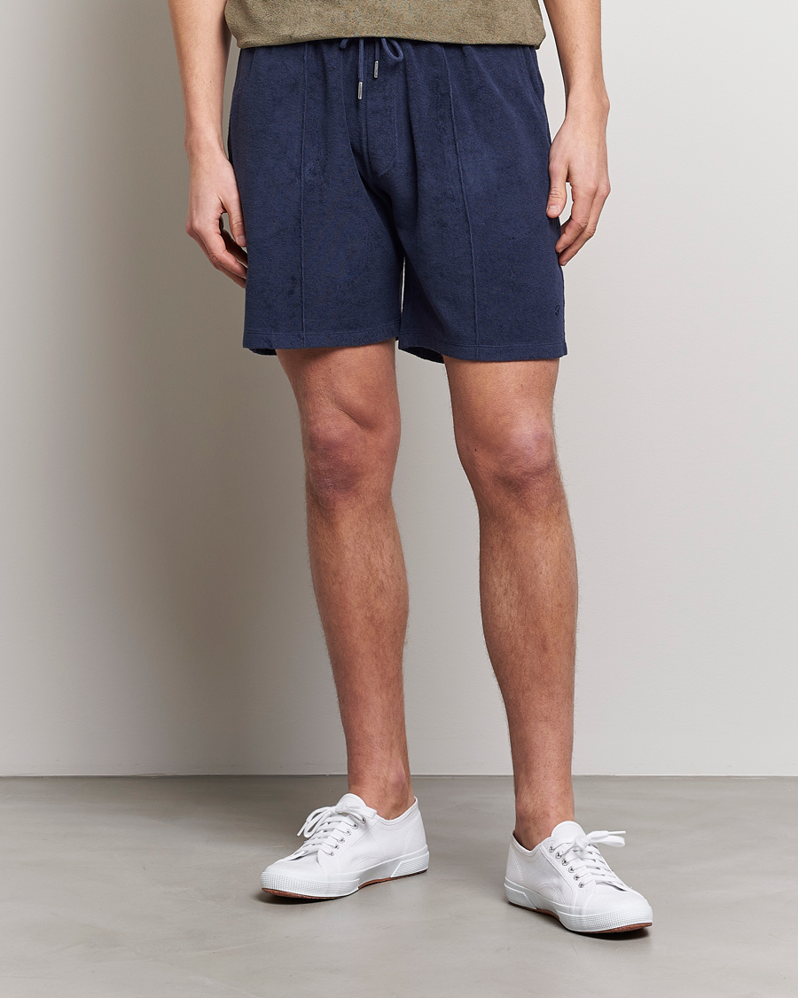 Herre | Shorts | Stenströms | Terry Cotton Shorts Navy