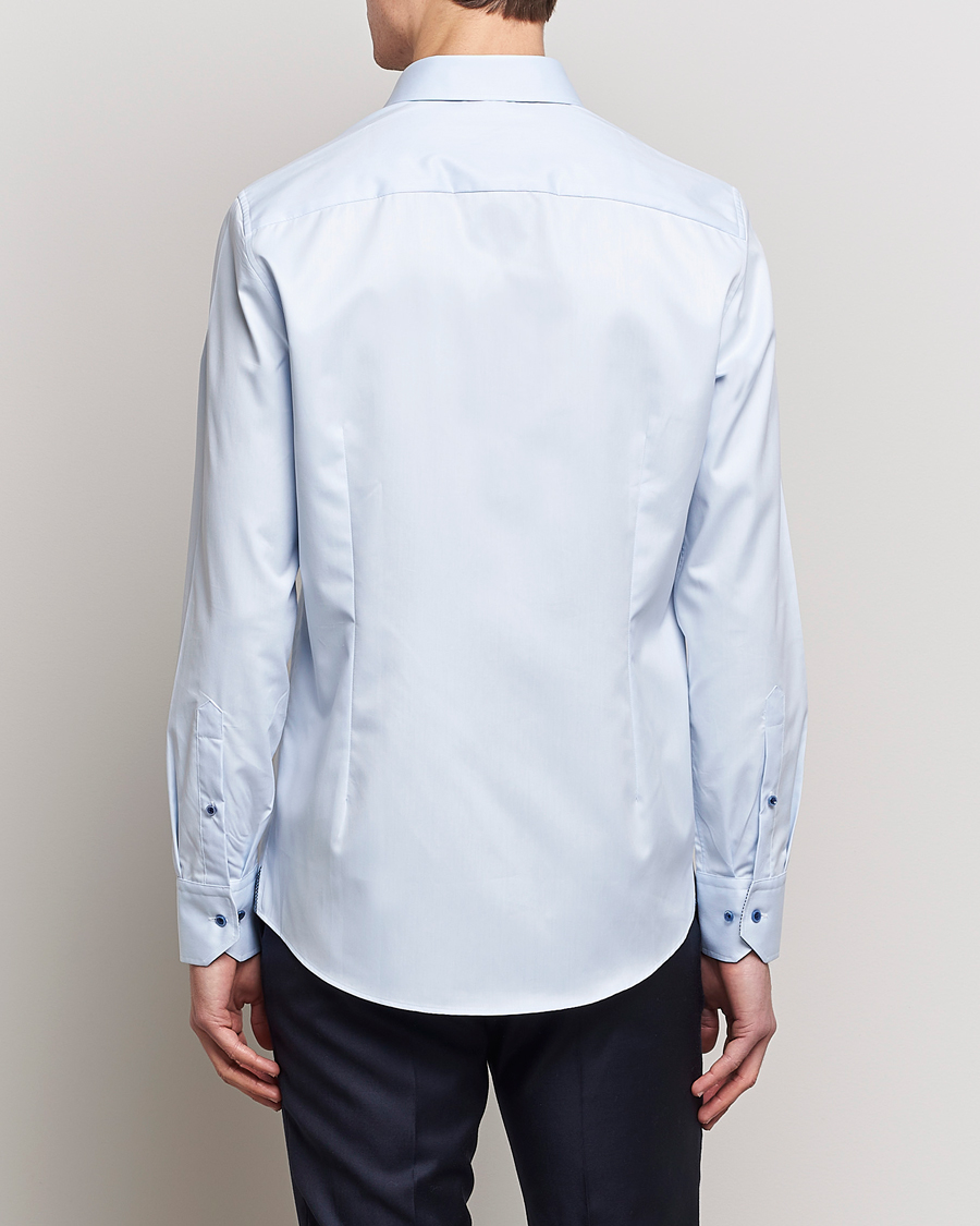Herre | Skjorter | Stenströms | Slimline Cut Away Contrast Shirt Blue