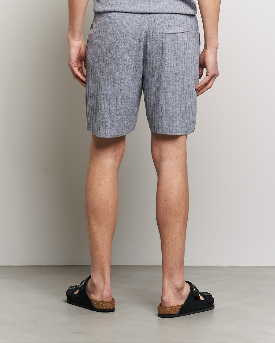 Herre | Shorts | Stenströms | Merino/Lyocell Ribbed Shorts Grey