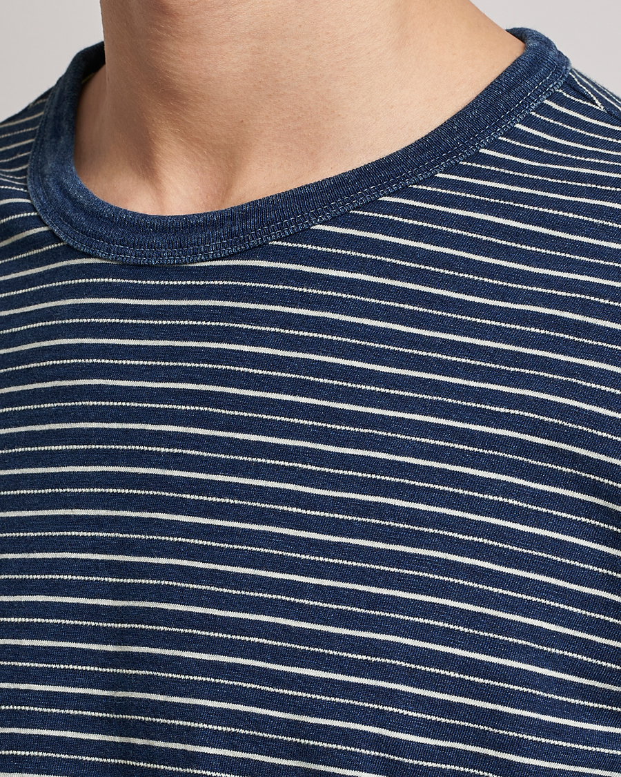Herre | T-Shirts | RRL | Washed Tee Black Indigo