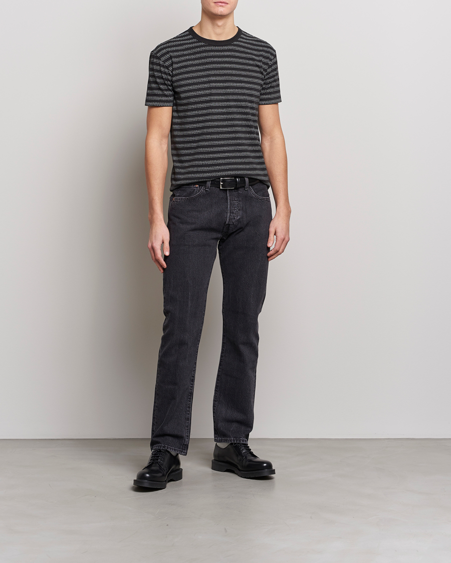 Herre | T-Shirts | RRL | Washed Pocket Tee Rinsed Indigo