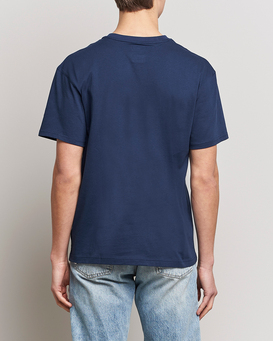Herre | T-Shirts | New Balance | Cotton T-Shirt Natural Indigo