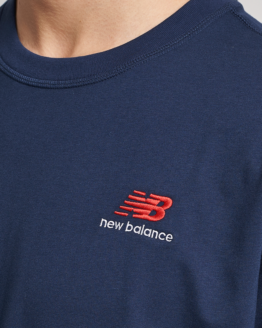 Herre | T-Shirts | New Balance | Cotton T-Shirt Natural Indigo