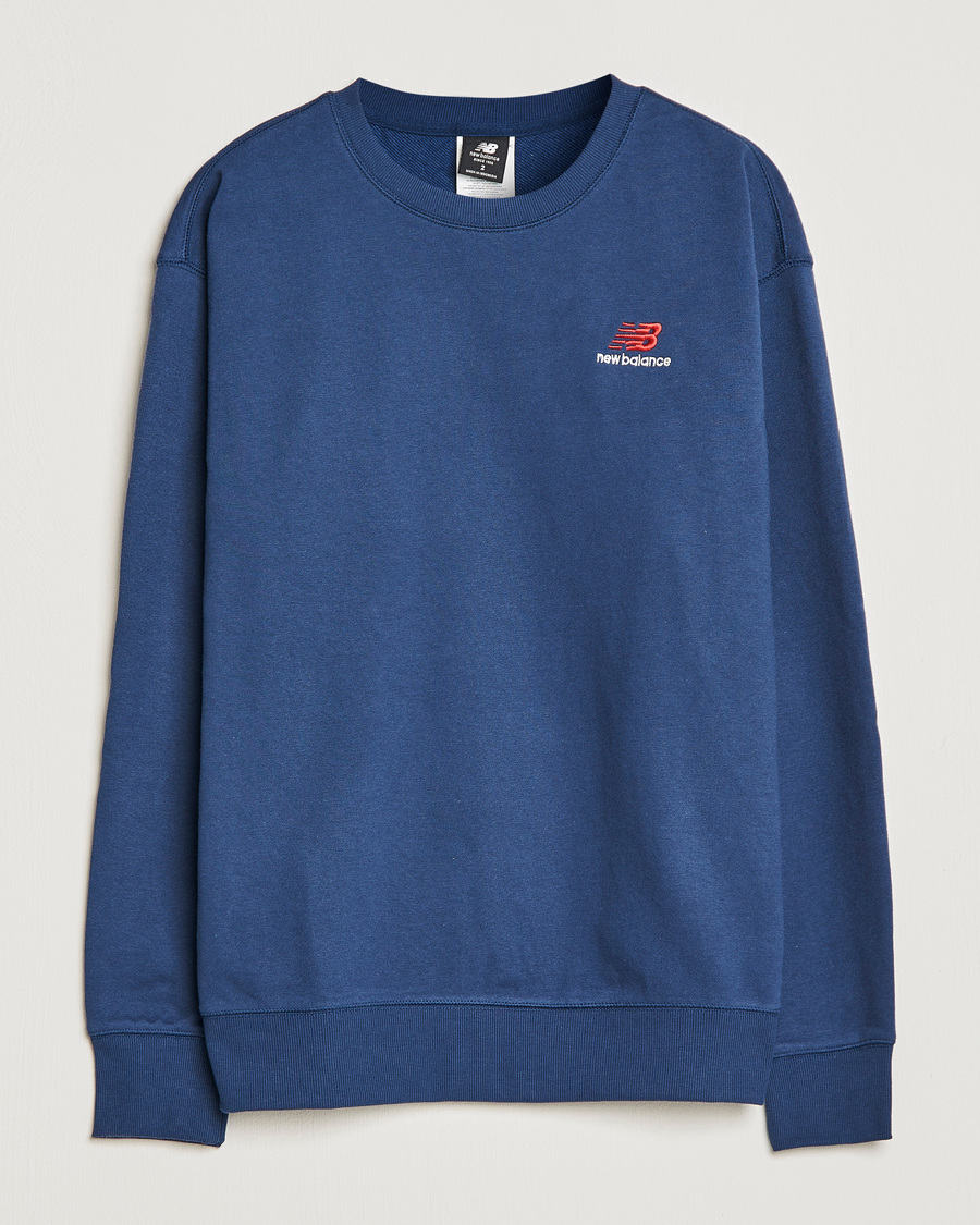 Herre | Trøjer | New Balance | French Terry Sweatshirt Natural Indigo