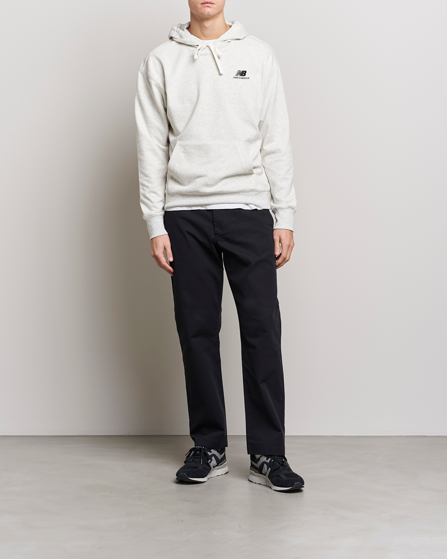 Herre | Trøjer | New Balance | Essentials Hoodie Sea Salt Heather