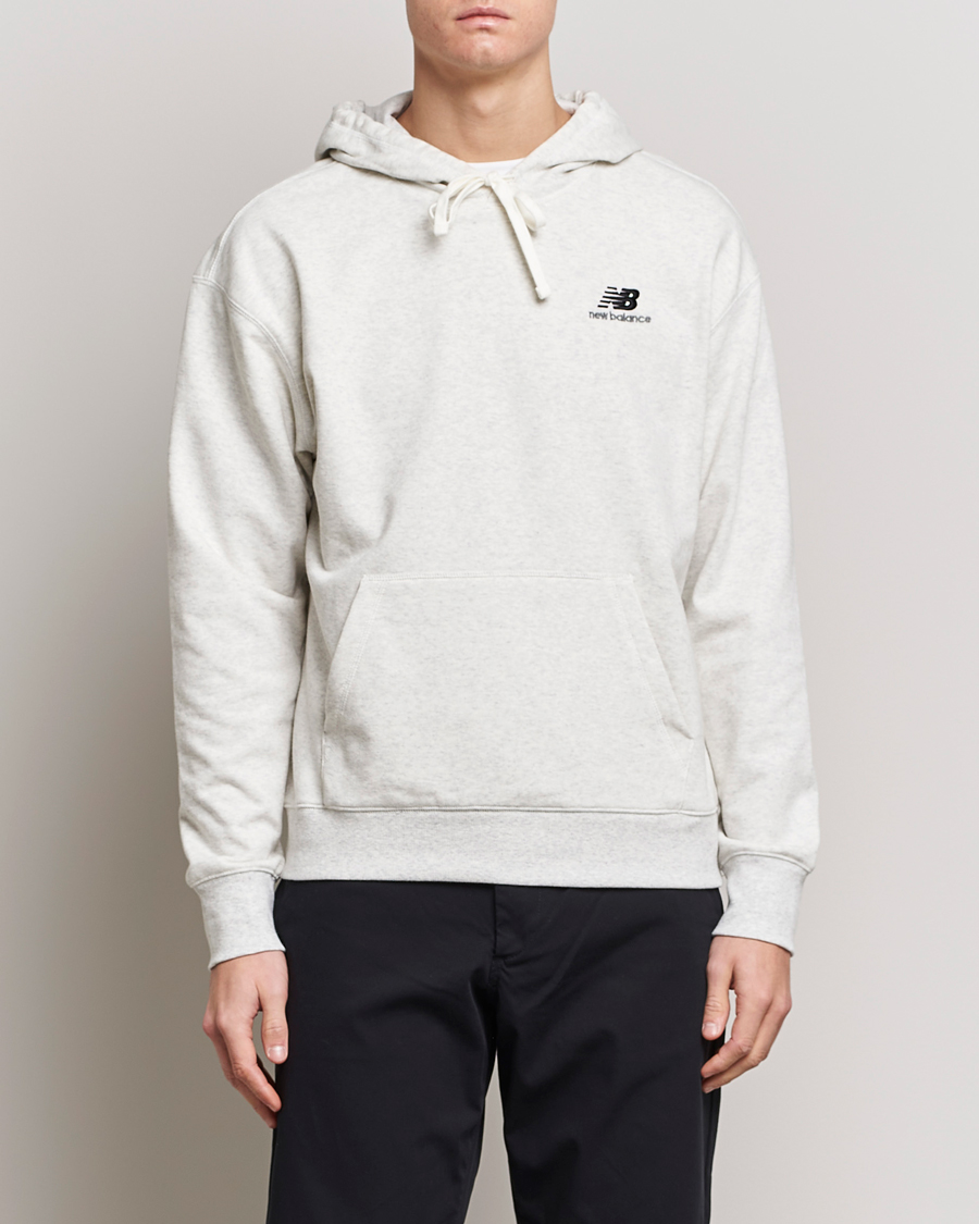Herre | Trøjer | New Balance | Essentials Hoodie Sea Salt Heather