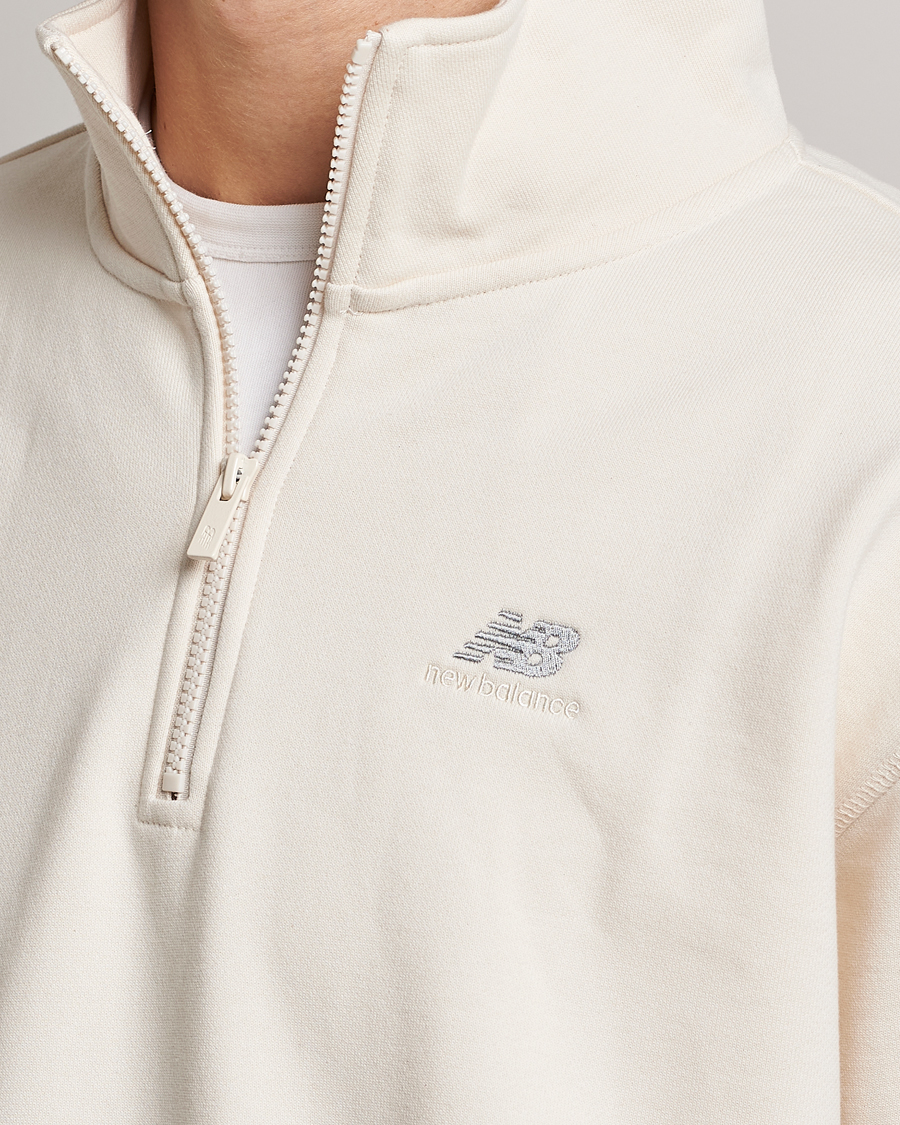 Herre | Trøjer | New Balance | Athletics 90s 1/4 Zip Sweater Greige