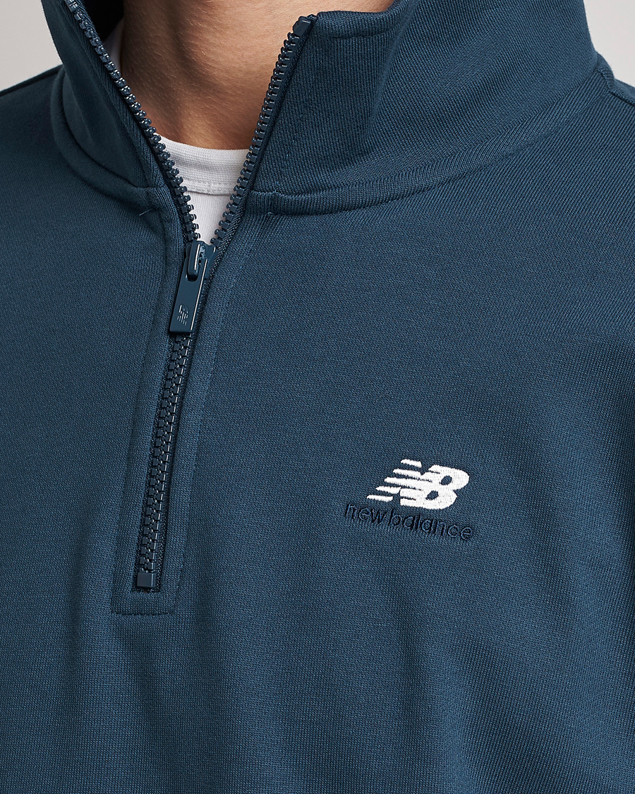 Herre | Trøjer | New Balance | Athletics 90s 1/4 Zip Sweater Navy