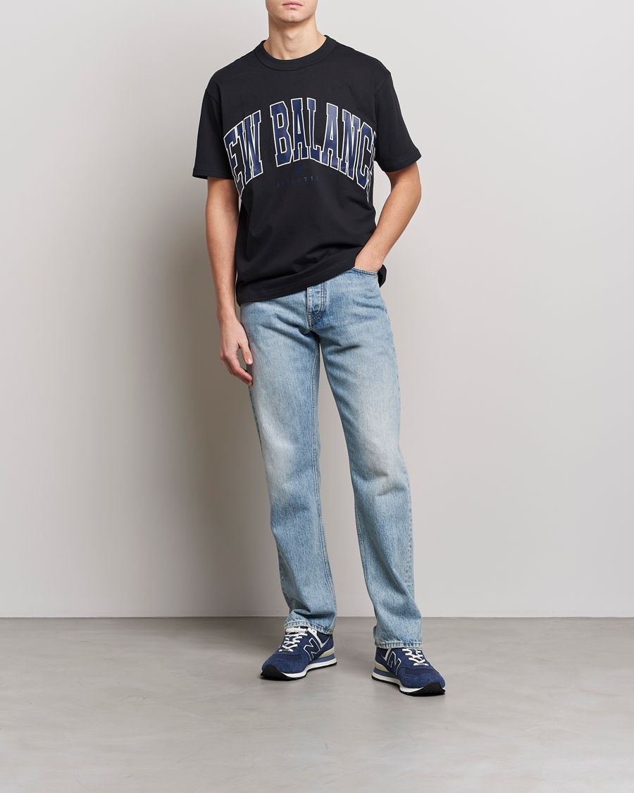 Herre | T-Shirts | New Balance | Athletics Warped T-Shirt Black