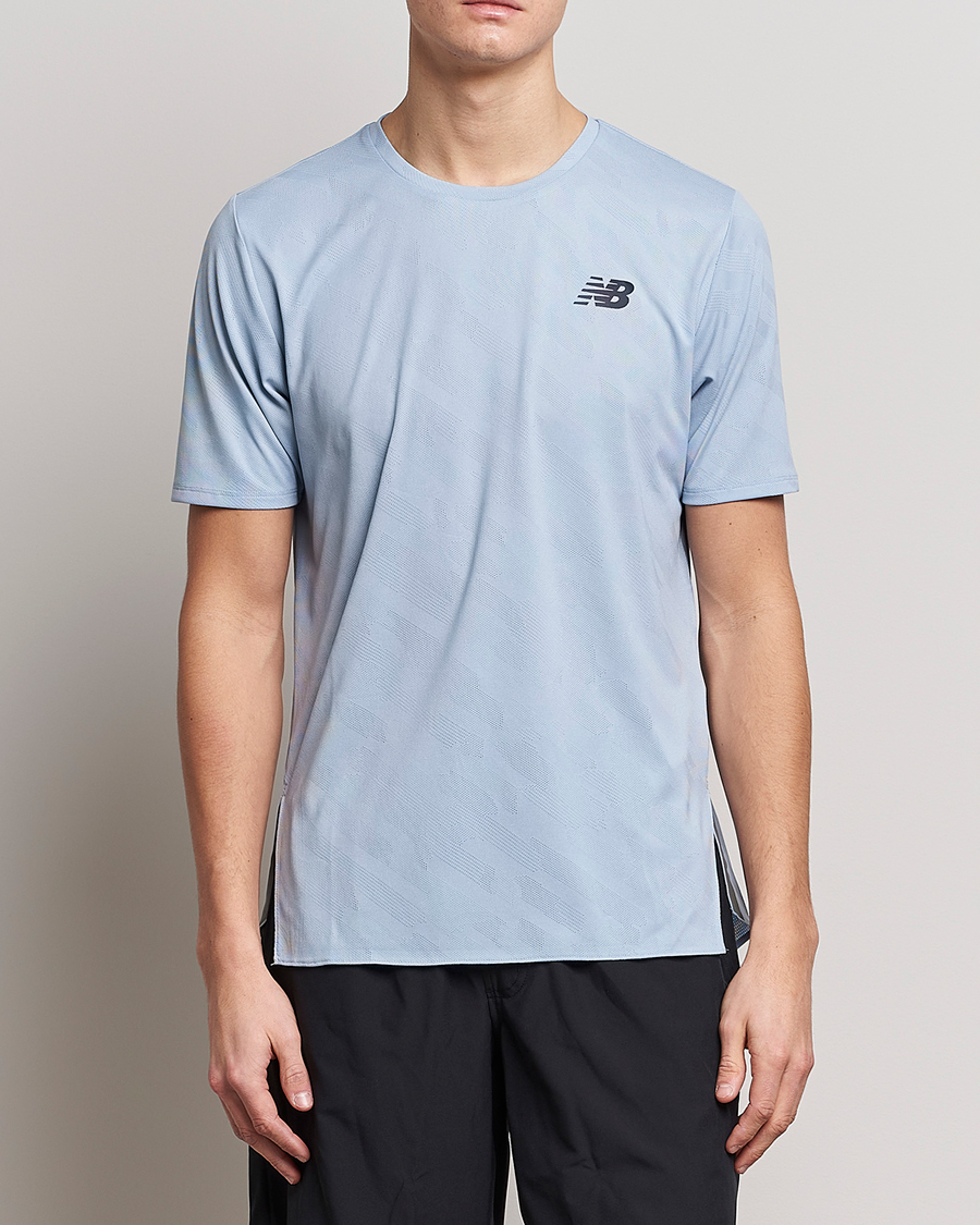 Herre | Running | New Balance Running | Q Speed Jacquard T-Shirt Light Arctic Grey