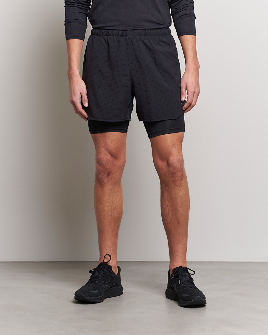 Herre | Shorts | New Balance Running | Q Speed 2 in 1 Shorts Black