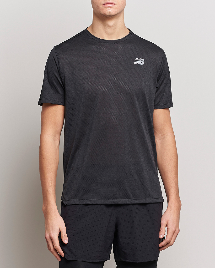 Herre | Kortærmede t-shirts | New Balance Running | Impact Run T-Shirt Black