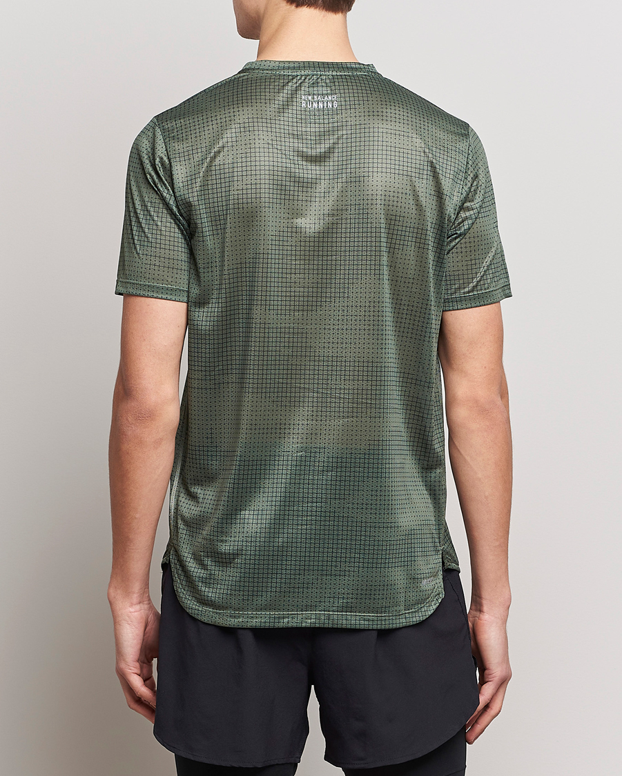 Herre | T-Shirts | New Balance Running | Impact Run T-Shirt Deep Olive