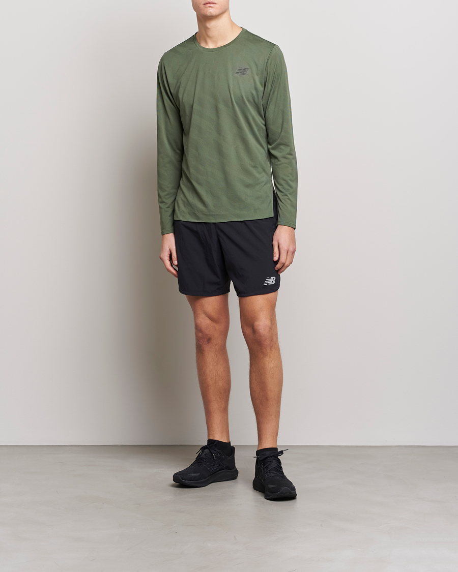 Herre | Shorts | New Balance Running | New Balance Impact Run 7 Inch Shorts Black