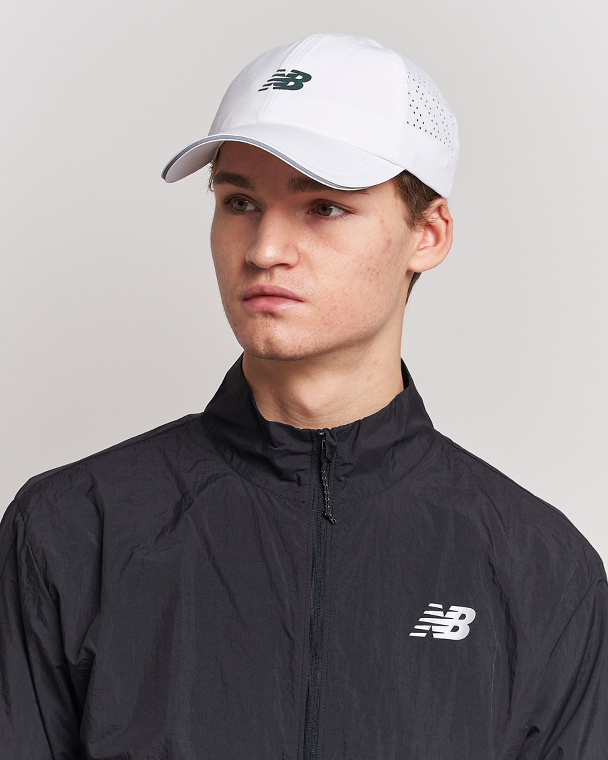 Herre | New Balance Running Laser Performance Run Hat White | New Balance Running | Laser Performance Run Hat White