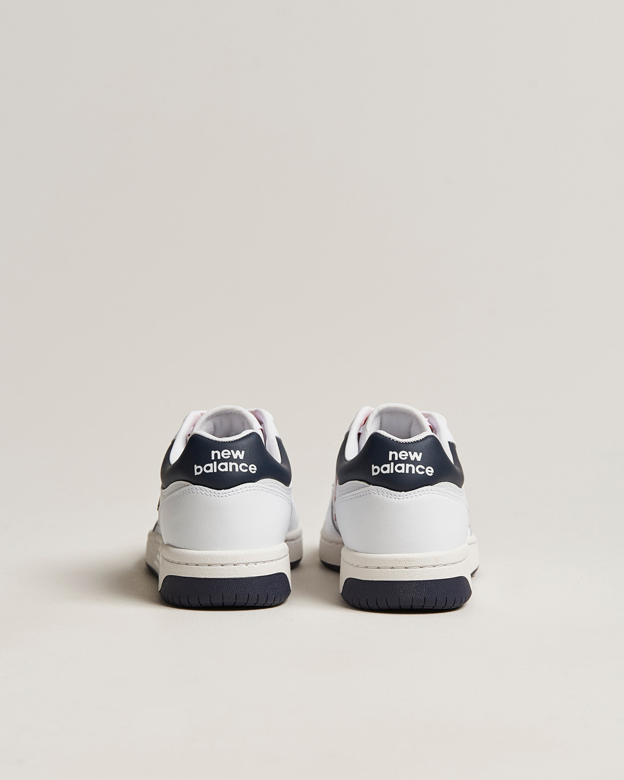 Herre | New Balance 480 Sneakers White/Navy | New Balance | 480 Sneakers White/Navy