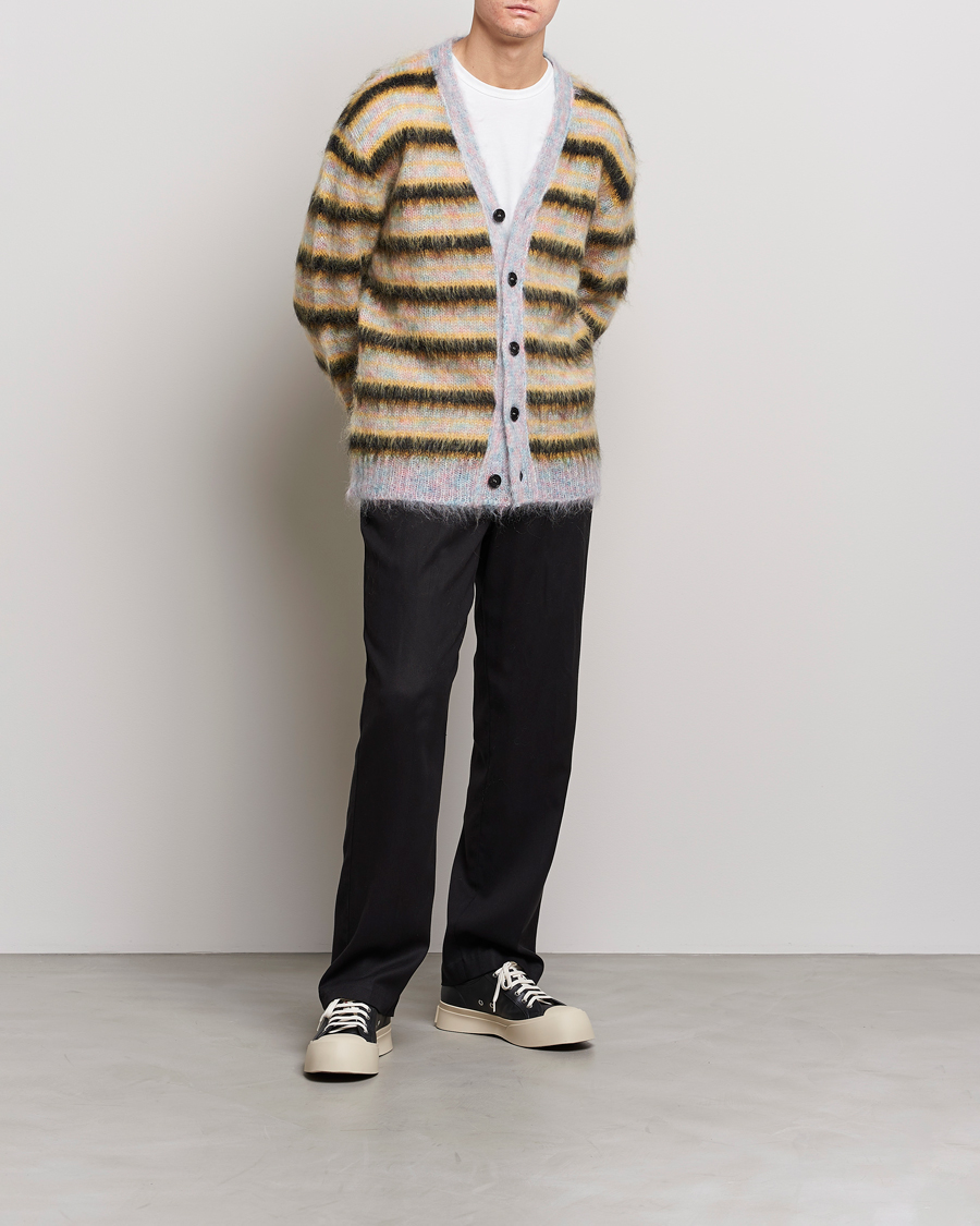 Herre | Trøjer | Marni | Striped Mohair Cardigan Multicolor