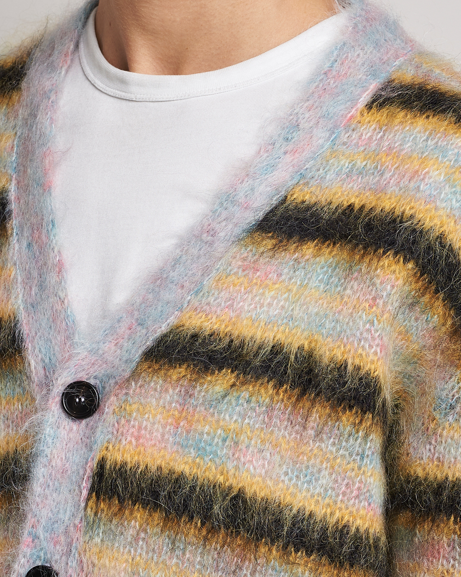 Herre | Trøjer | Marni | Striped Mohair Cardigan Multicolor