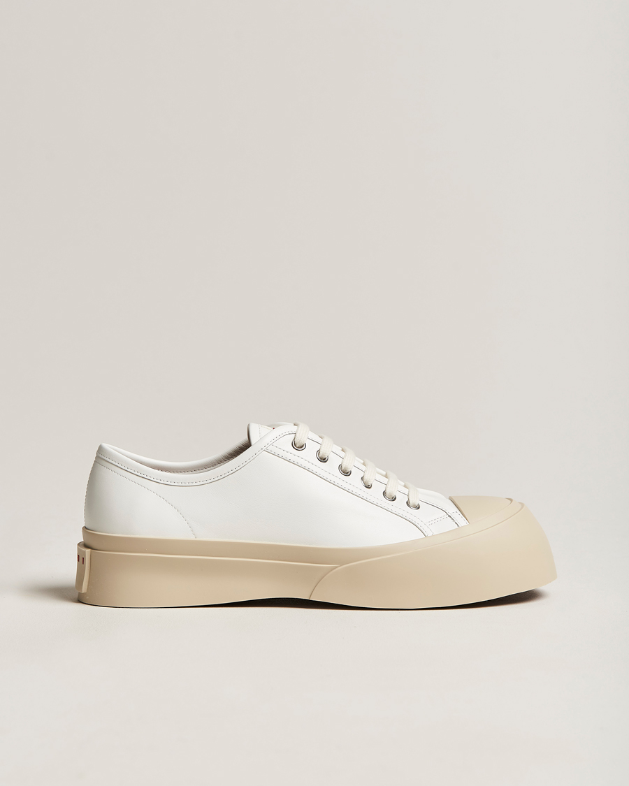 Herre | Marni Pablo Leather Sneakers Lily White | Marni | Pablo Leather Sneakers Lily White