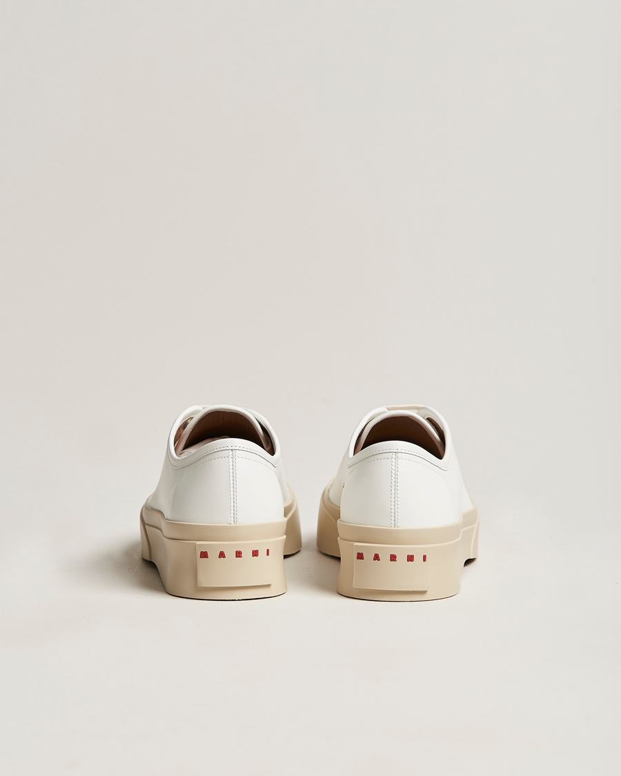 Herre | Marni Pablo Leather Sneakers Lily White | Marni | Pablo Leather Sneakers Lily White