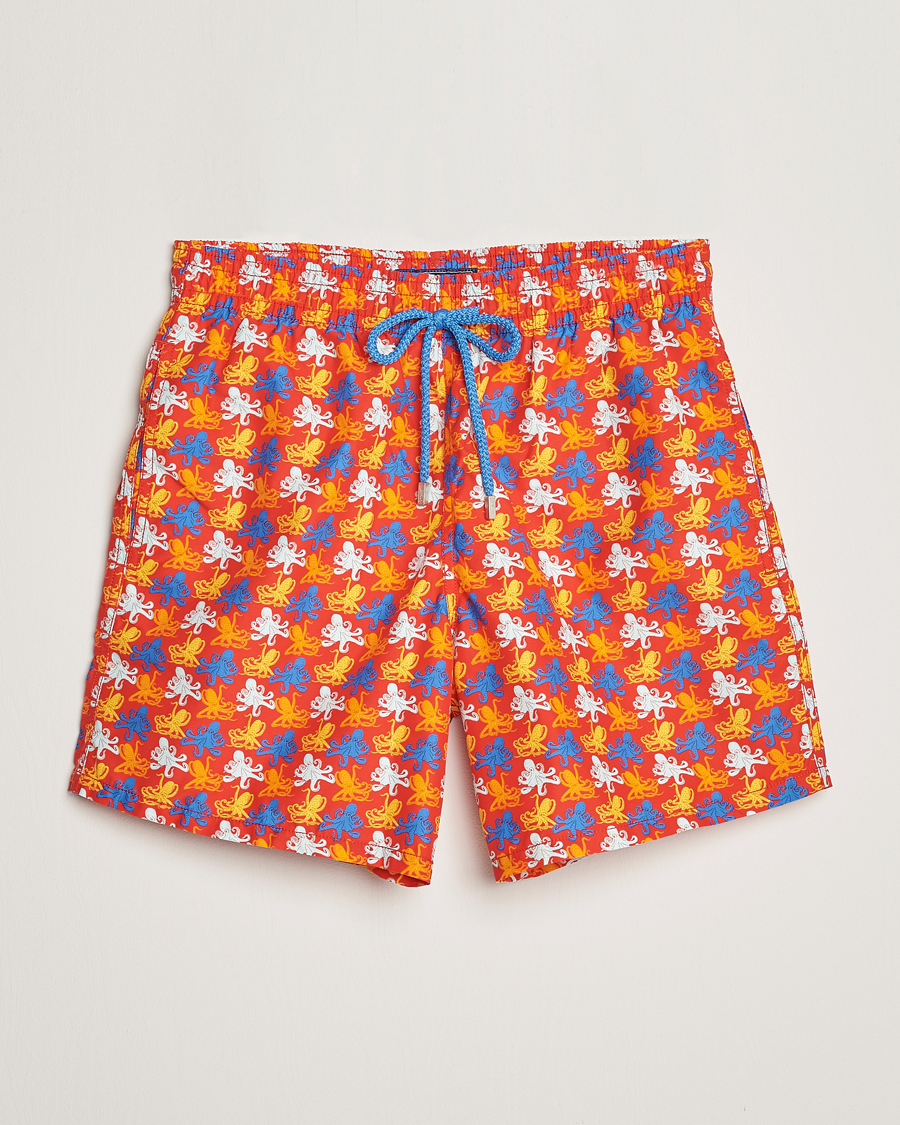 Herre | Badebukser | Vilebrequin | Moorea Swimshorts Coquelicot