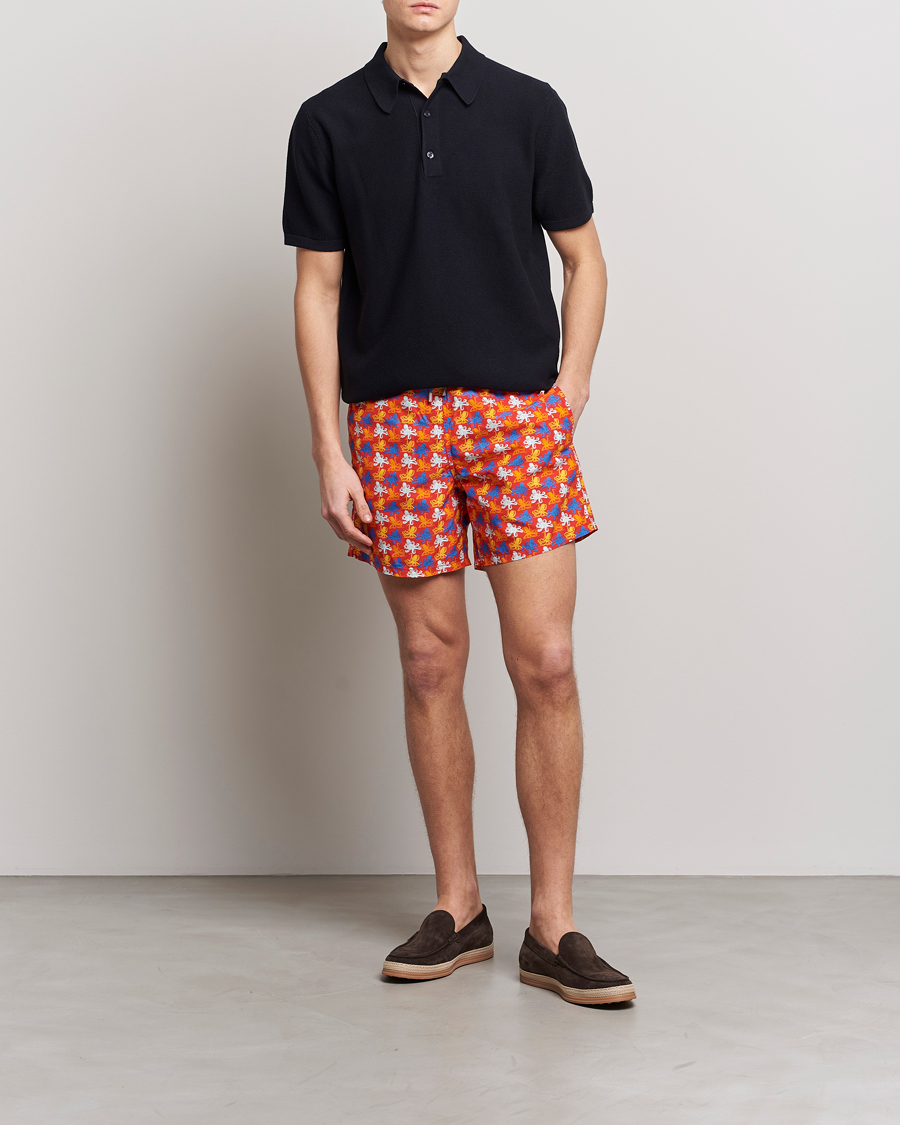Herre | Badebukser | Vilebrequin | Moorea Swimshorts Coquelicot
