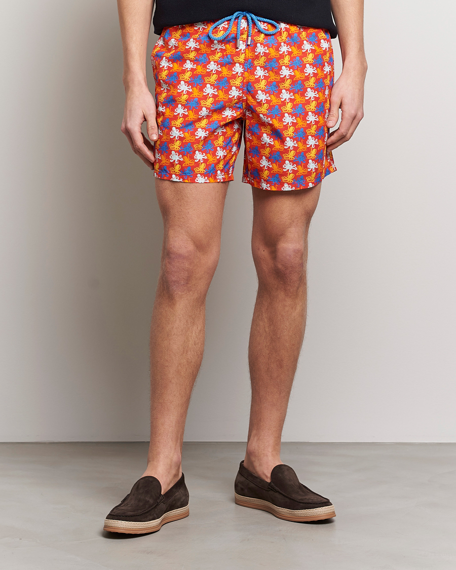 Herre | Badebukser | Vilebrequin | Moorea Swimshorts Coquelicot