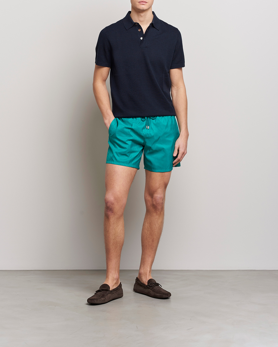 Herre | Badebukser | Vilebrequin | Mahina Swimshorts Emeraude