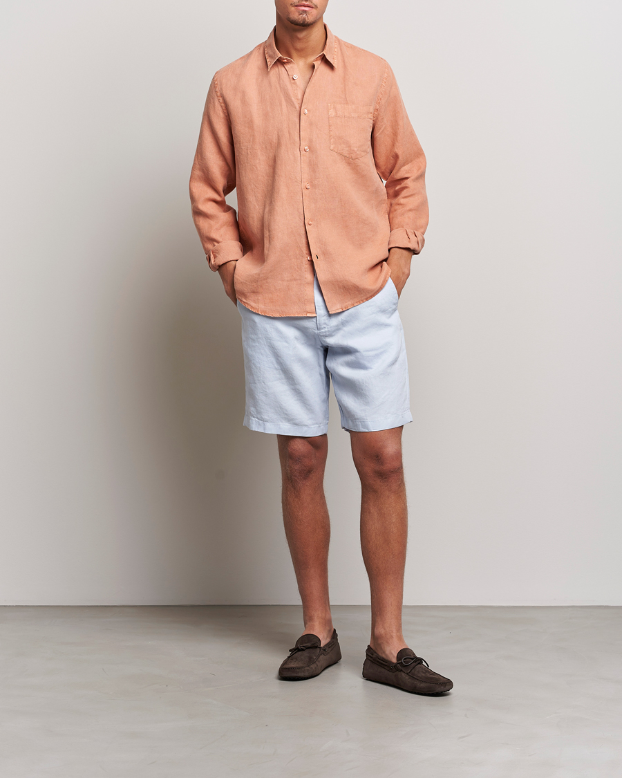Herre | Skjorter | Vilebrequin | Caroubis Linen Shirt Pottery
