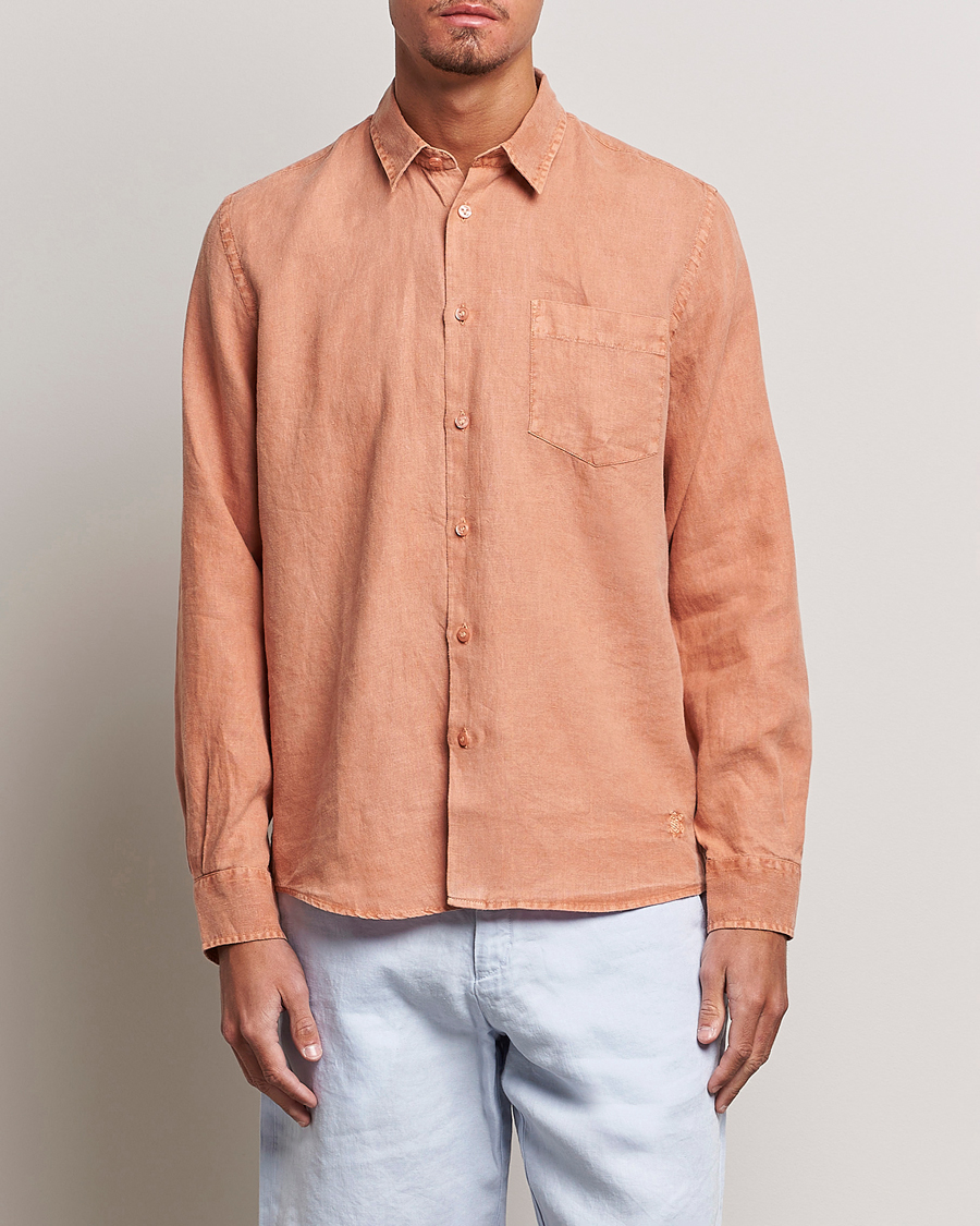Herre | Skjorter | Vilebrequin | Caroubis Linen Shirt Pottery