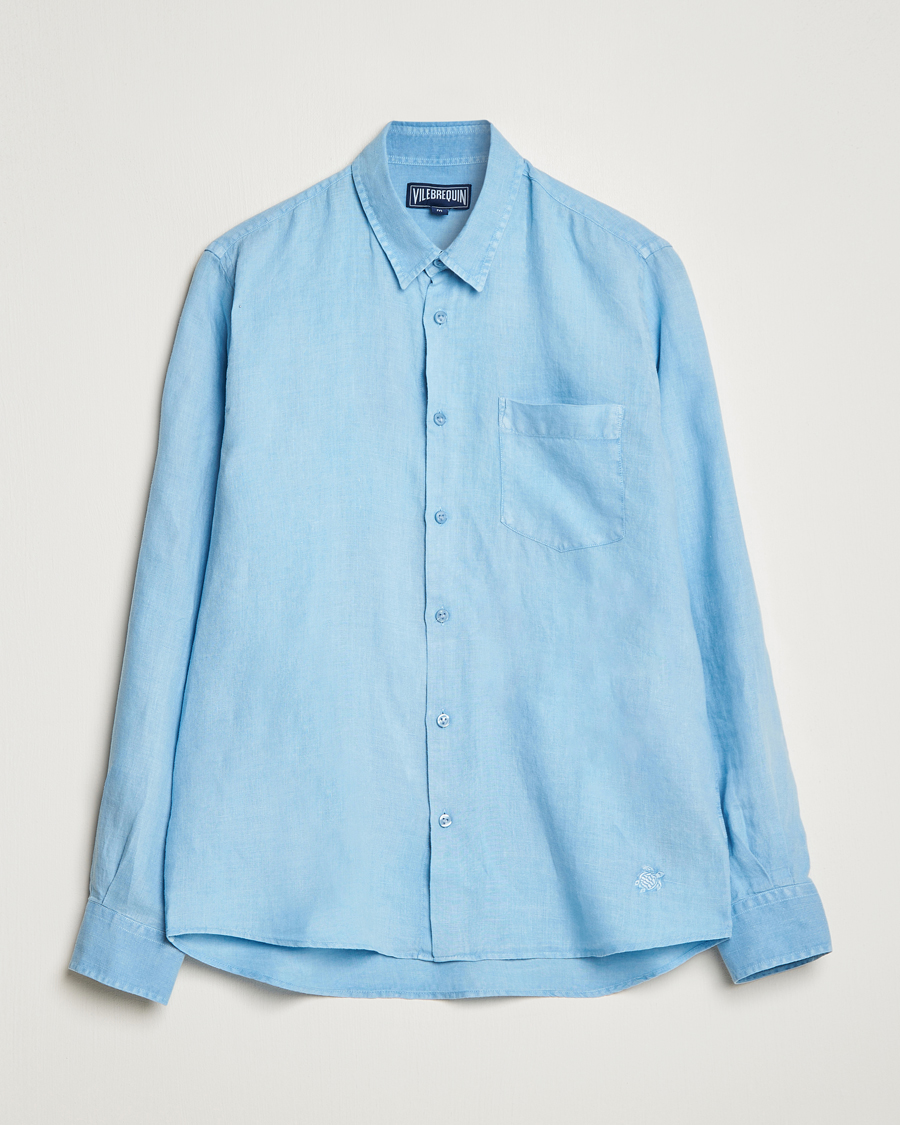 Herre | Skjorter | Vilebrequin | Caroubis Linen Shirt Source
