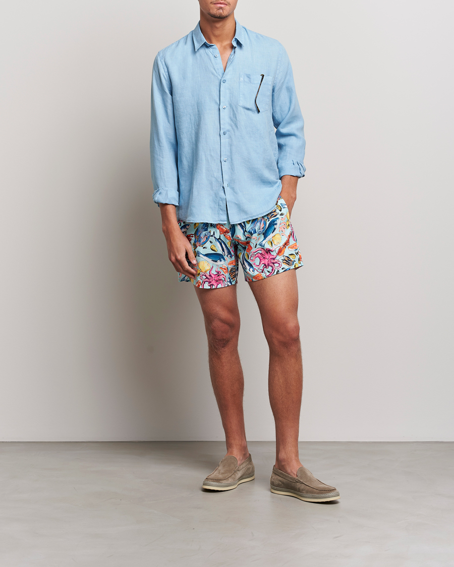 Herre | Skjorter | Vilebrequin | Caroubis Linen Shirt Source