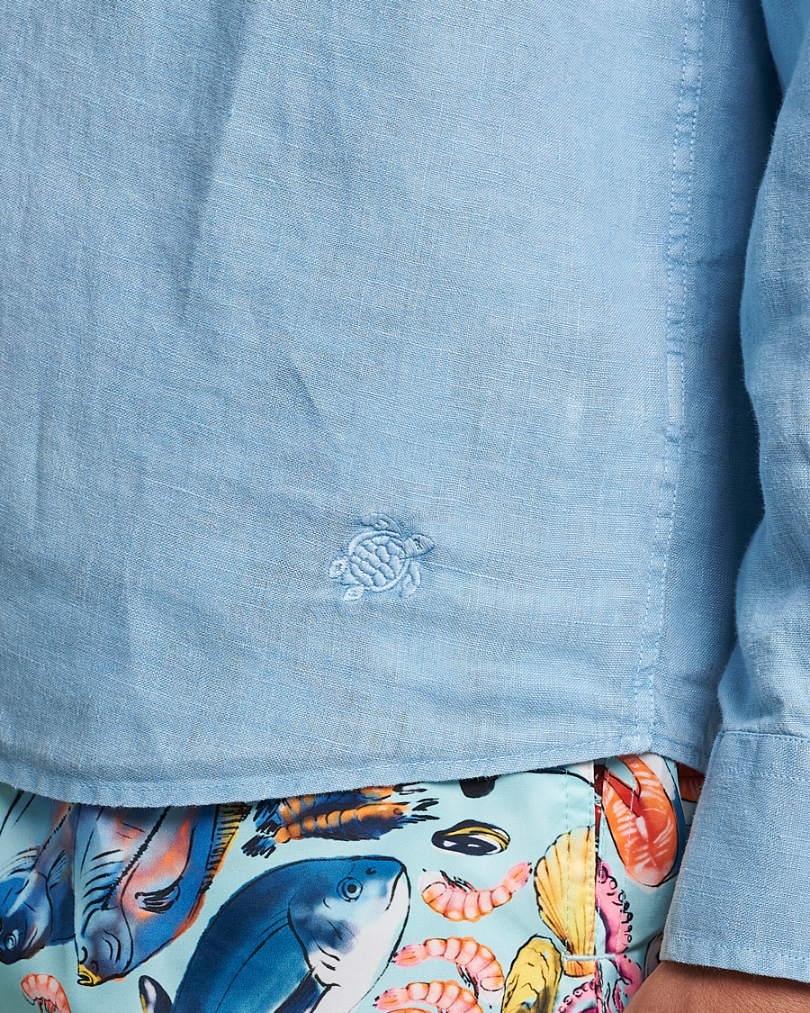 Herre | Skjorter | Vilebrequin | Caroubis Linen Shirt Source
