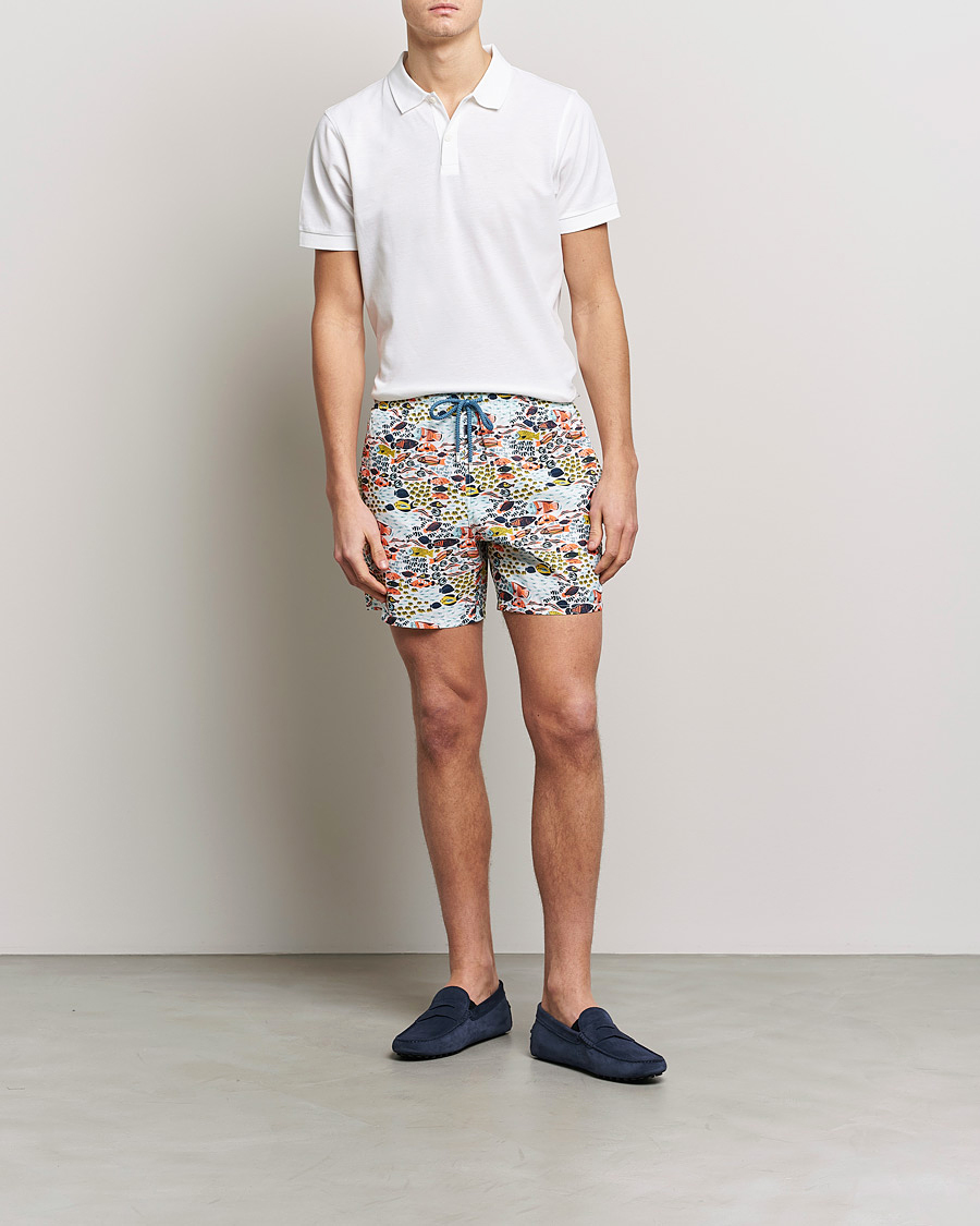 Herre | Badebukser | Vilebrequin | Mahina Swimshorts Blanc