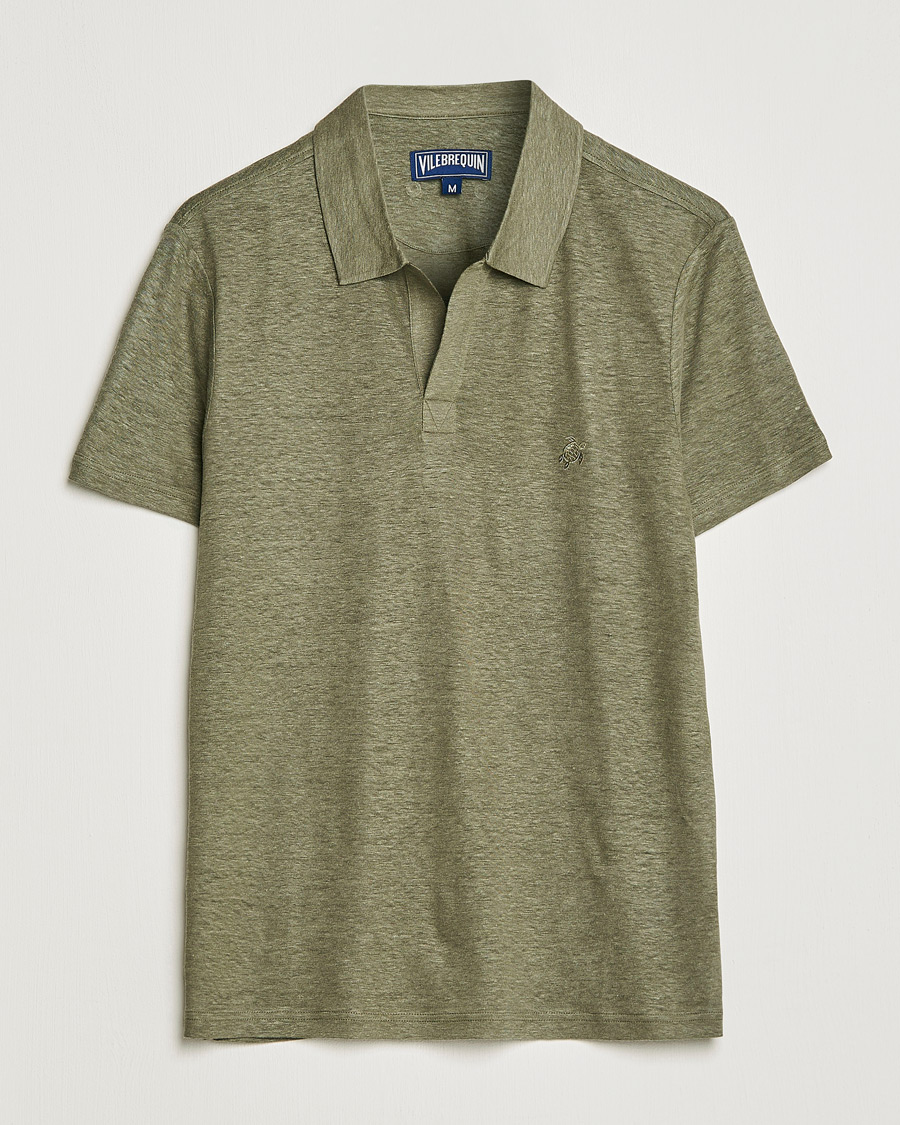 Herre | Polotrøjer | Vilebrequin | Jersey Linen Polo Olivier