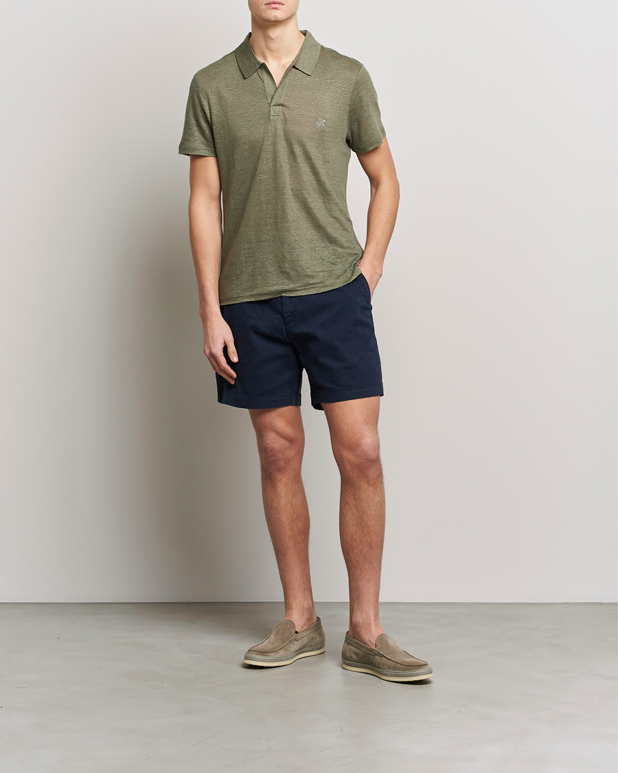 Herre | Polotrøjer | Vilebrequin | Jersey Linen Polo Olivier