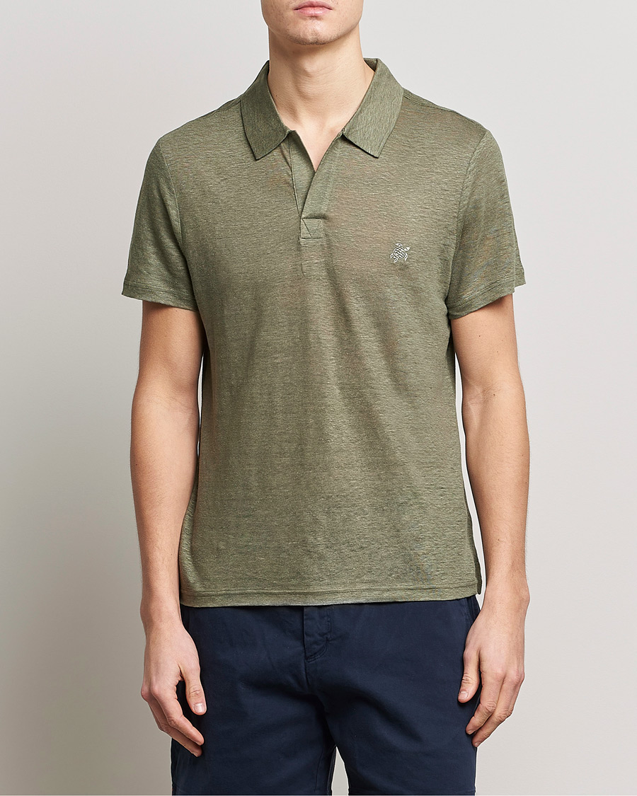 Herre | Polotrøjer | Vilebrequin | Jersey Linen Polo Olivier