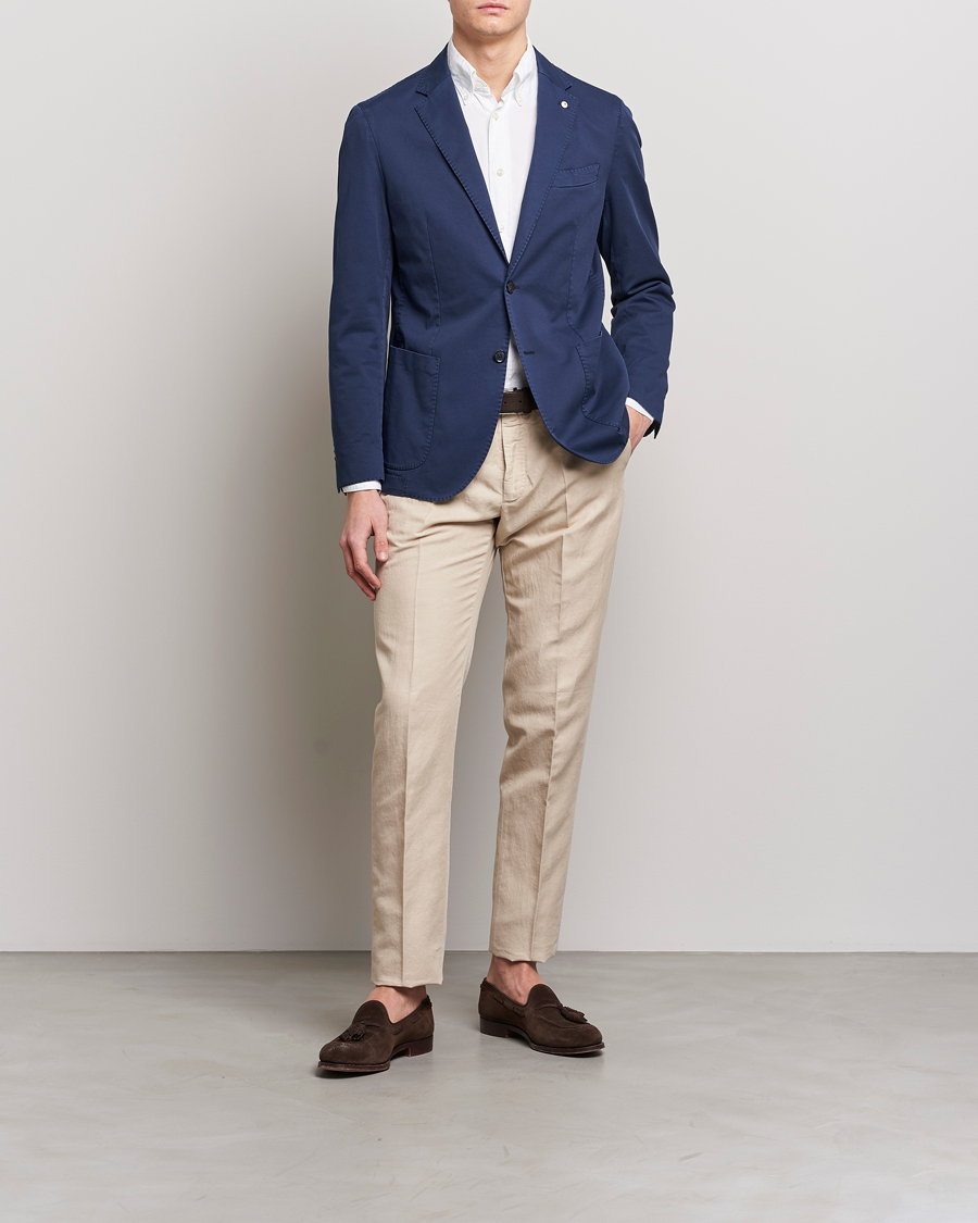 Herre | Blazere & jakker | L.B.M. 1911 | Jack Regular Fit Cotton Stretch Blazer Navy
