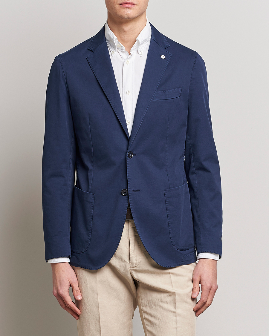 Herre | Blazere & jakker | L.B.M. 1911 | Jack Regular Fit Cotton Stretch Blazer Navy