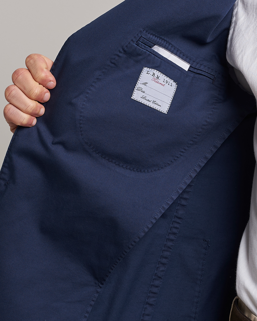Herre | Blazere & jakker | L.B.M. 1911 | Jack Regular Fit Cotton Stretch Blazer Navy