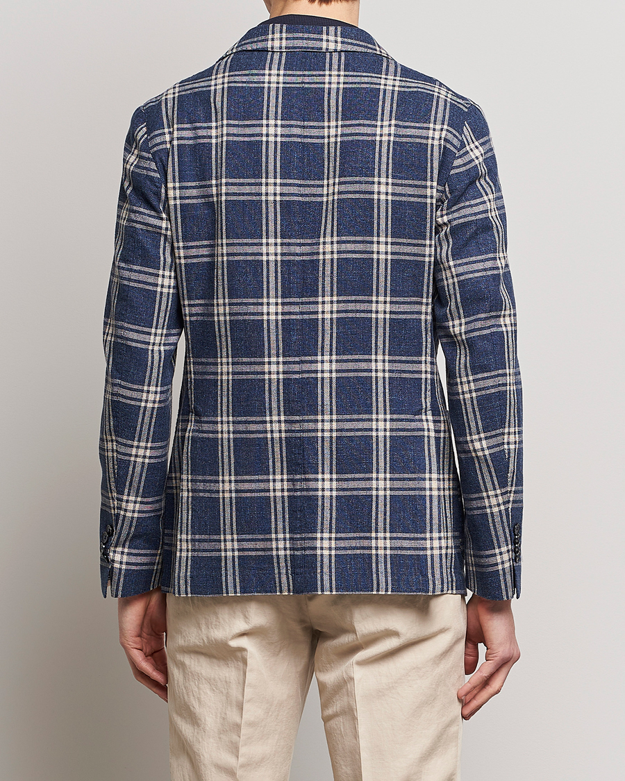 Herre | Blazere & jakker | L.B.M. 1911 | Jack Regular Fit Checked Cotton Blazer Blue