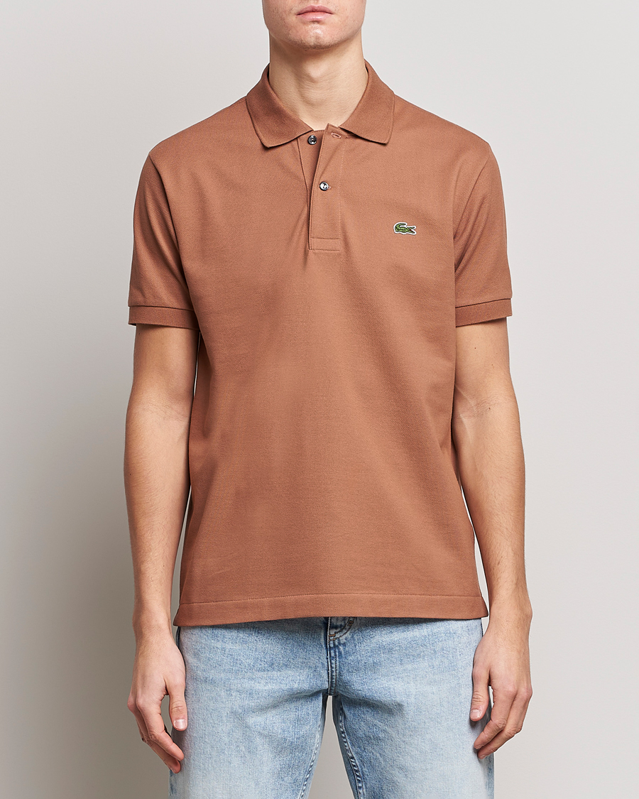 Herre | Kortærmede polotrøjer | Lacoste | Original Polo Piké Pecan