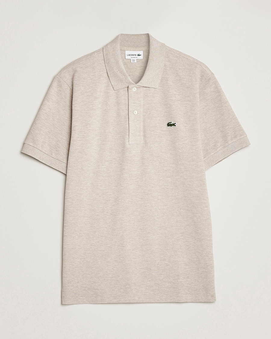 Herre |  | Lacoste | Original Melange Polo Piké Heather Wicker