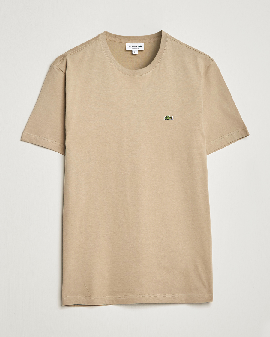 Herre | T-Shirts | Lacoste | Crew Neck Tee Lion