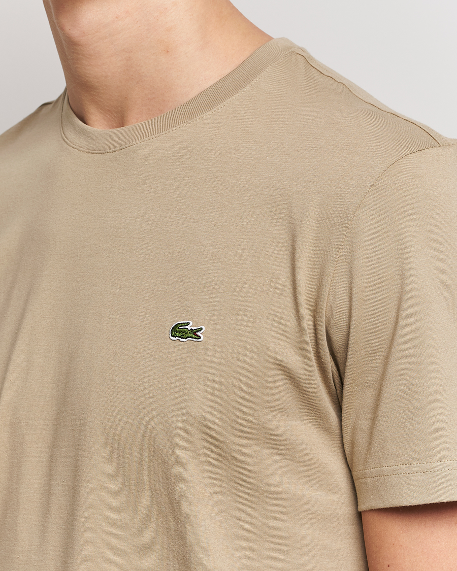 Herre | T-Shirts | Lacoste | Crew Neck Tee Lion