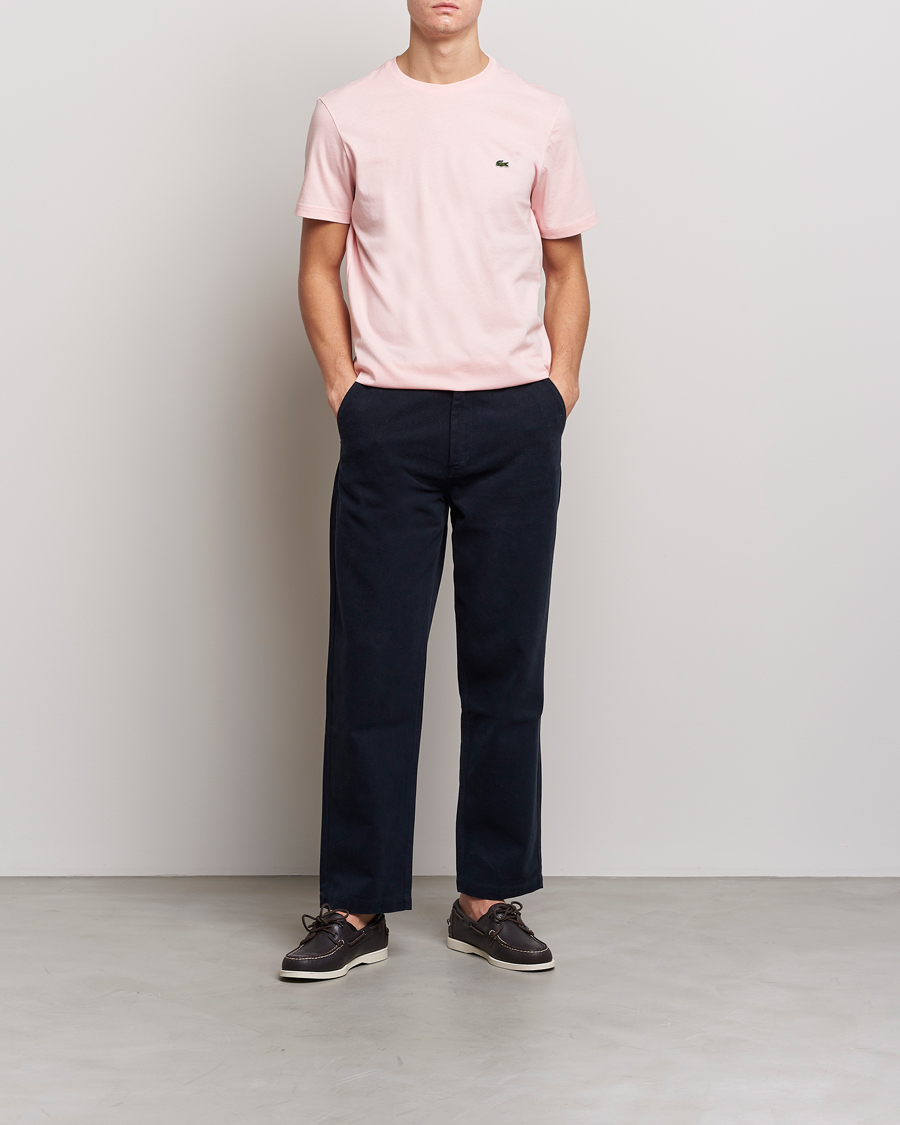 Herre | T-Shirts | Lacoste | Crew Neck Tee Waterlily