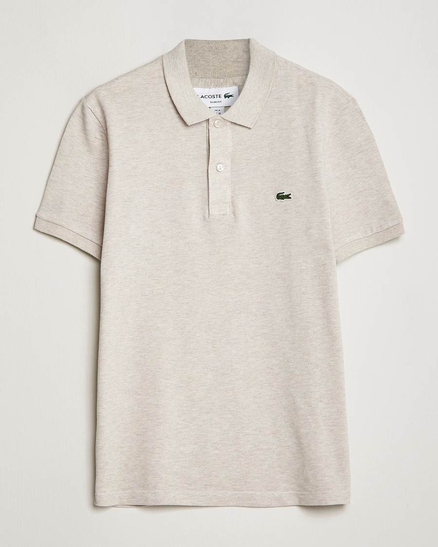 Herre | Polotrøjer | Lacoste | Slim Fit Polo Piké Heather Wicker