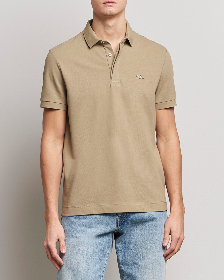 Herre | Polotrøjer | Lacoste | Regular Fit Tonal Crocodile Piké Lion