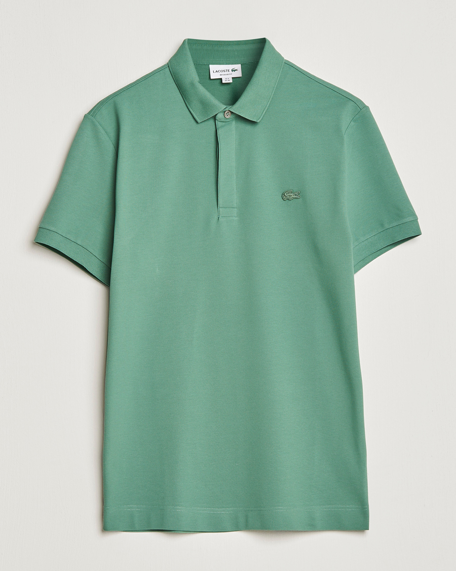 Herre | Polotrøjer | Lacoste | Regular Fit Tonal Crocodile Piké Ash Tree
